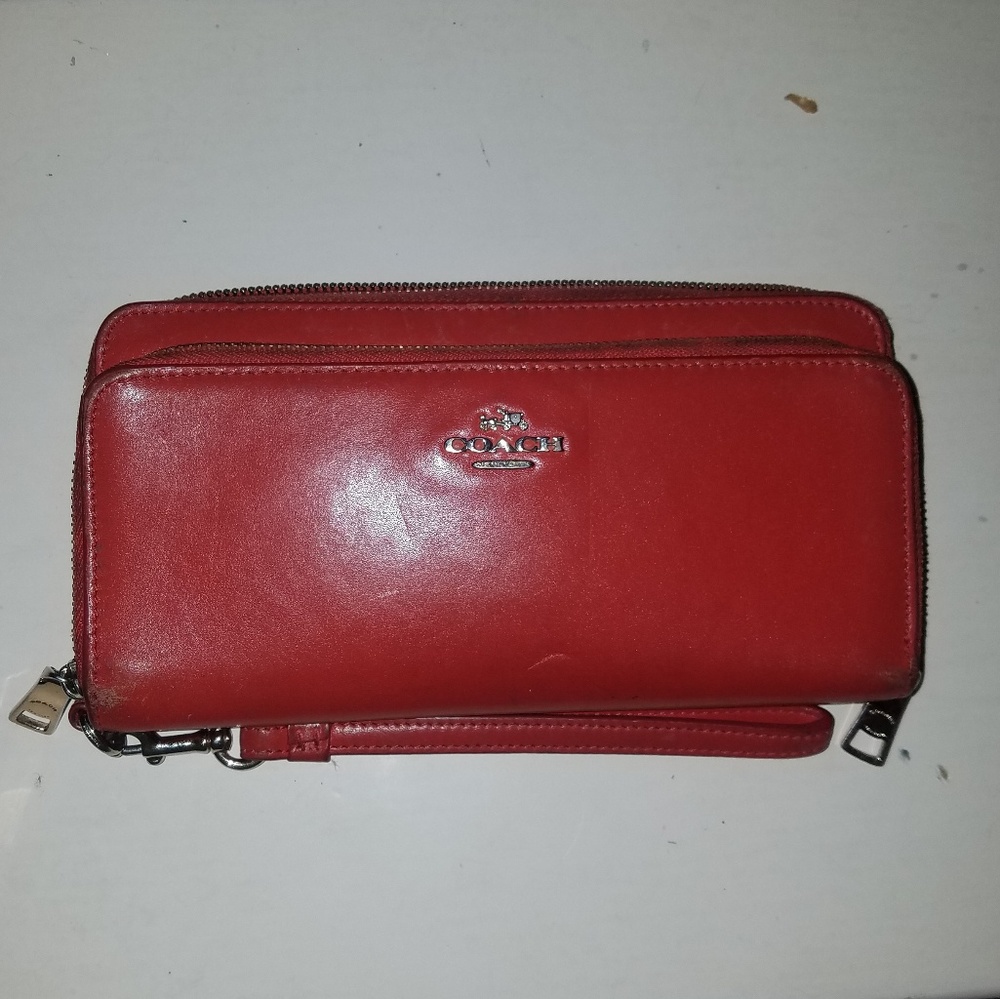 Coach Double Zip Wallet
